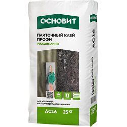 Клей плиточный профи Основит Максипликс AC16, C2 TE 25 кг