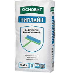 Наливной пол высокопрочный Основит Ниплайн FC42 Н 25 кг