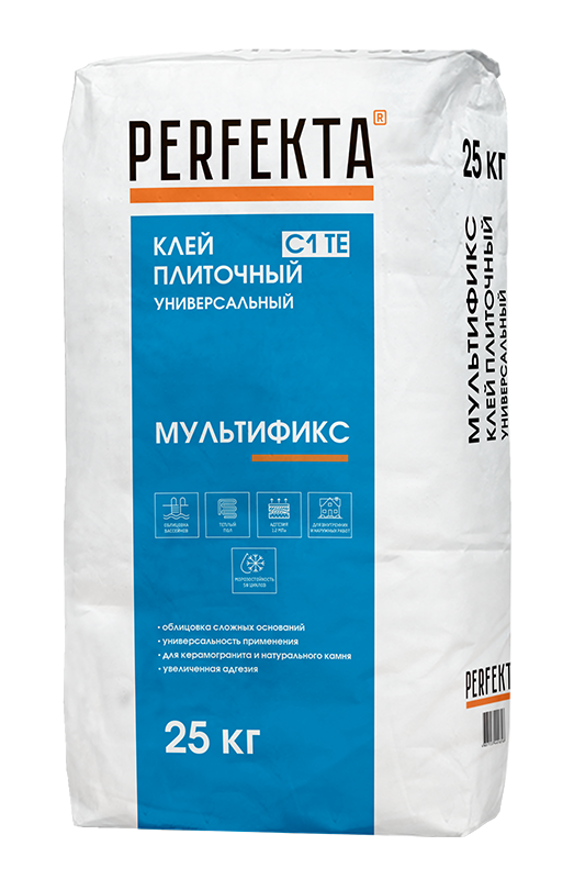 Клей плиточный универсальный Мультификс С1 ТЕ, 25 кг